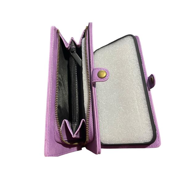 Modos Logicos Phone Wallet in Lavender 6.25 x 3” for IPHONE 11 Max PU Leather - Picture 3 of 6